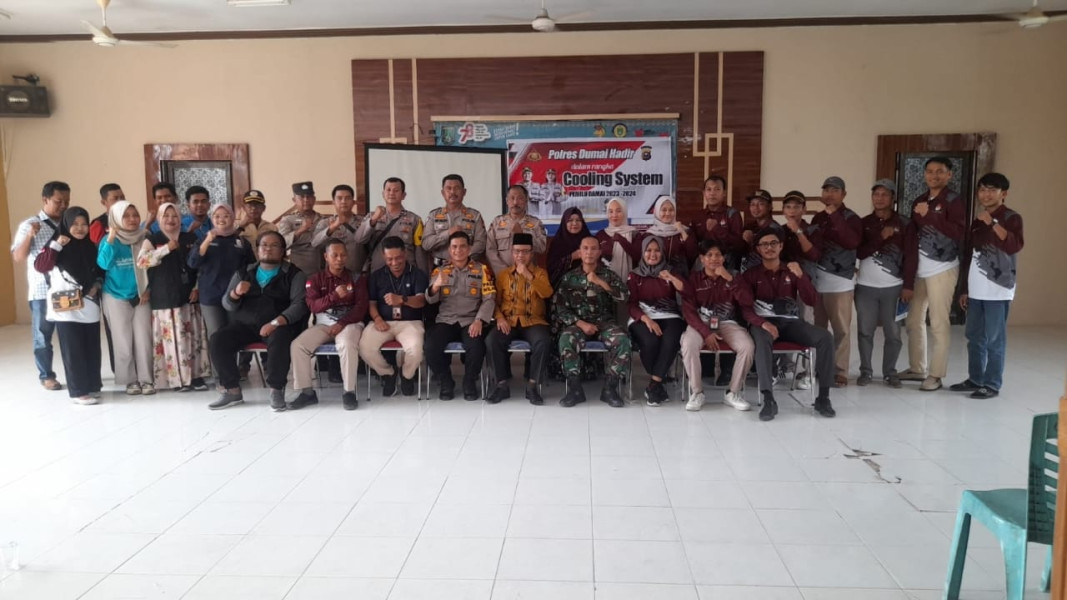 Laksanakan Cooling System, Kapolsek Dumai Barat Gelar Pertemuan Di Aula Camat Dumai Barat